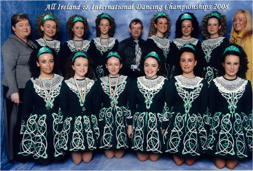 The Curran-Fegan School of Irish Dancing uit Noord-Ierland